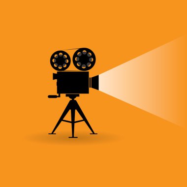 Retro sinema simgesi