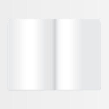 Ofis kağıt mock-up, dergi