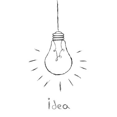 fikir ampul simgesi