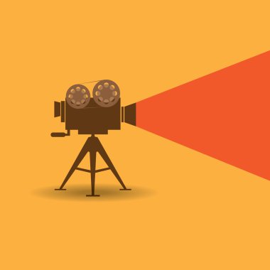 Retro sinema simgesi