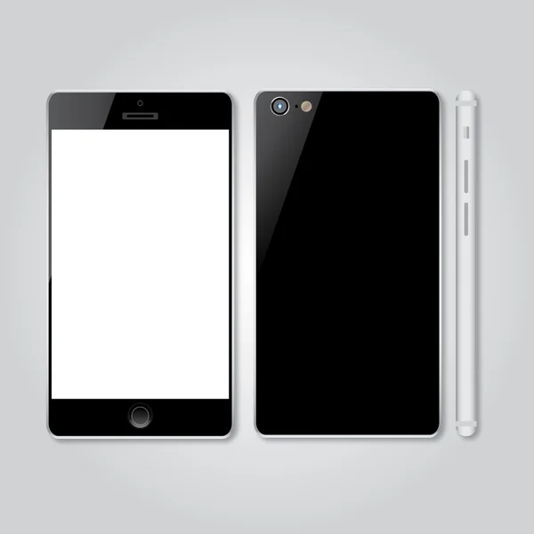 Teléfono móvil realista — Vector de stock