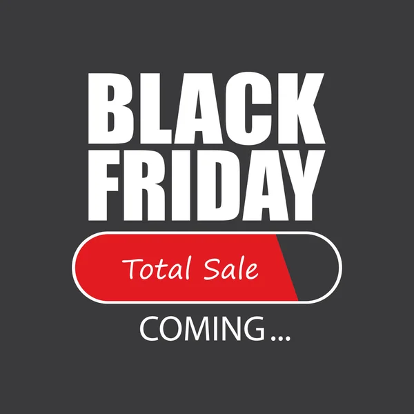 Achtergrond tekst Black Friday. — Stockvector