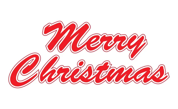 Buon Natale icona tipografia — Vettoriale Stock