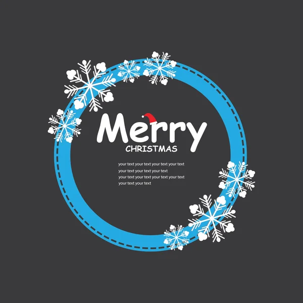 Merry Christmas card — Stock Vector