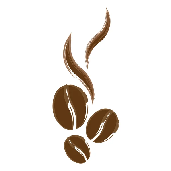 Granos de café — Vector de stock