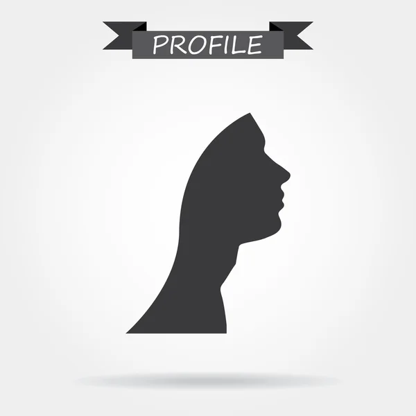 Man profielpictogram — Stockvector