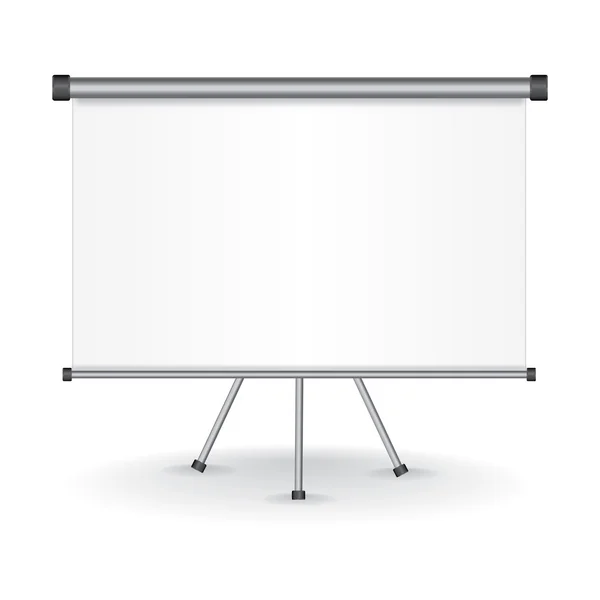 Blank Projection screen — Stock Vector