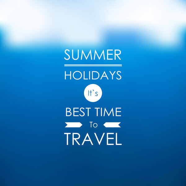 Summer holidays background