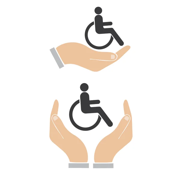 Concept support disabled — Stock Vector