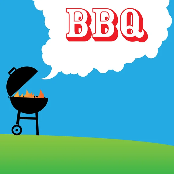 Barbecue background — Stock Vector
