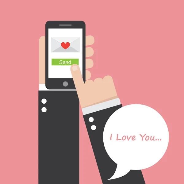 Sevgililer kartı ve sevgi metin