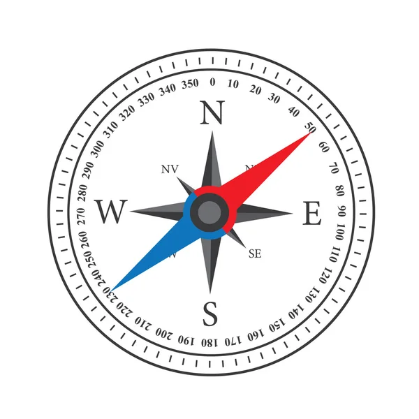 Compass wind rose. — Stock Vector