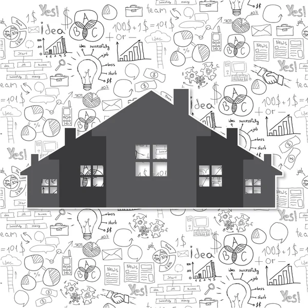 Vendez votre maison avec succès — Image vectorielle