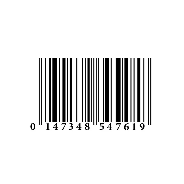 Zwarte Bar-code — Stockvector