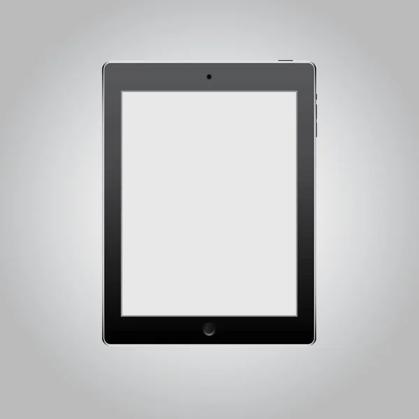 Illustration tablette ordinateur — Image vectorielle