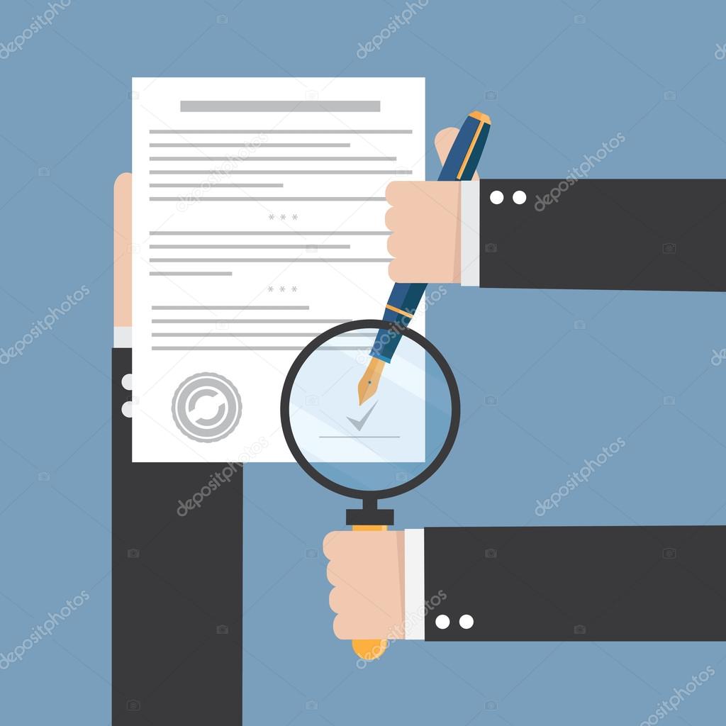 Hand signing contract or document on white paper