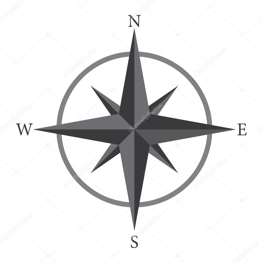 Compass vector Icon.