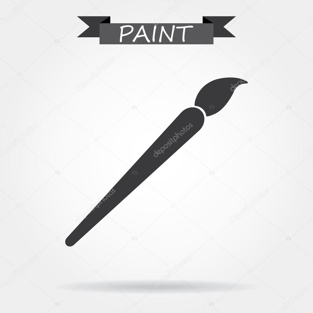 Brush symbol icon