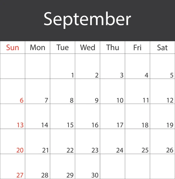 Měsíční kalendář do roku 2015 — Stockový vektor