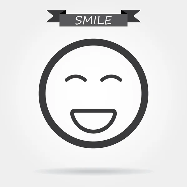 Happy Smile icon — Stock Vector