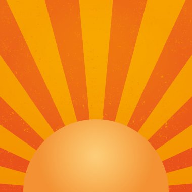 soyut güneş ışınları