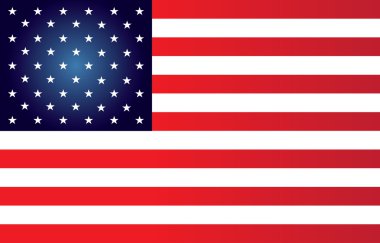 Bağımsızlık Günü için Amerikan Bayrağı.
