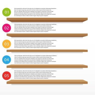Metin ile gerçekçi 3d ahşap kitaplık