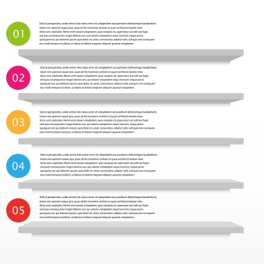 Metin ile gerçekçi 3d beyaz bookshelf