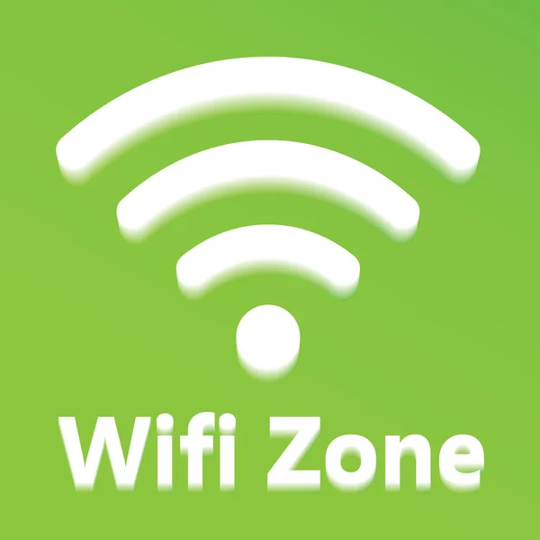 Ikona znak WiFi — Wektor stockowy