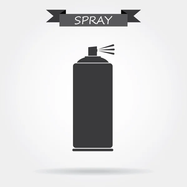 Schwarzes Spray-Symbol — Stockvektor