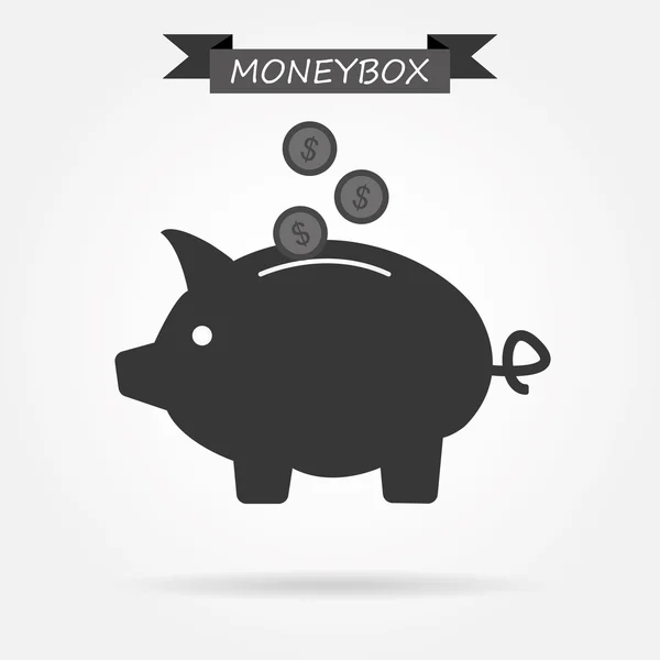 Pig Money box — Stock Vector