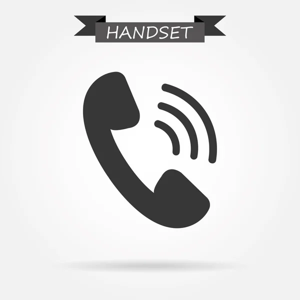 Phone handset icon — Stock Vector