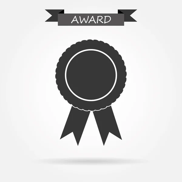 Award pictogram op wit — Stockvector