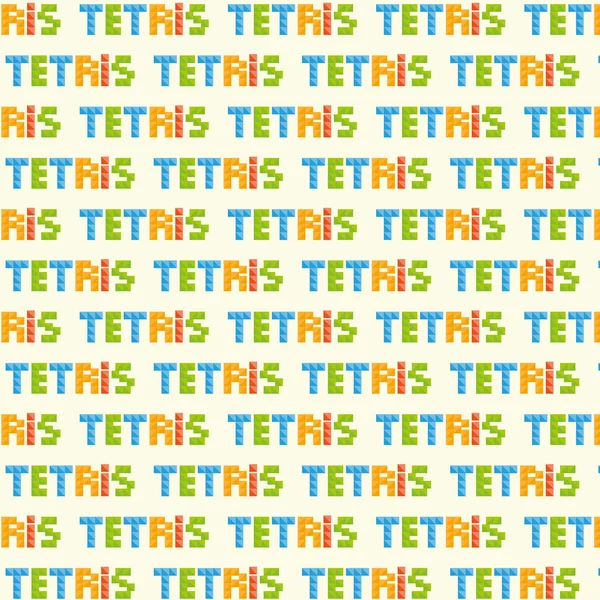 Tetris pièces fond — Image vectorielle