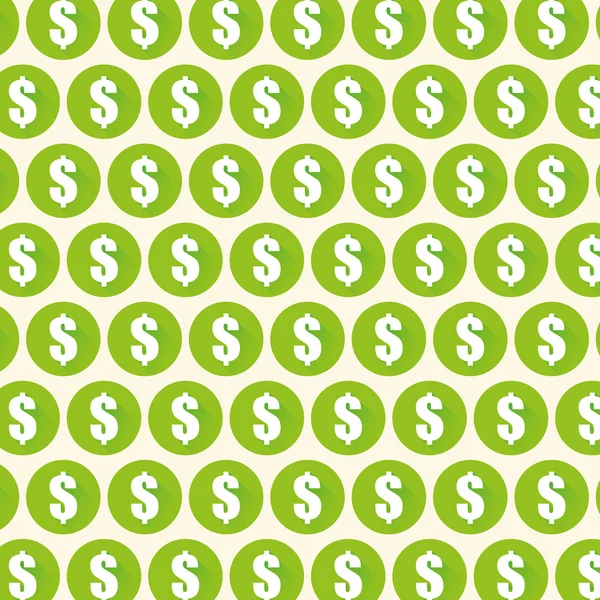 Dollar vert Contexte — Image vectorielle
