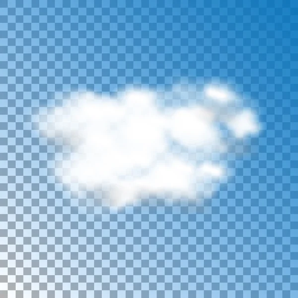 Cielo azul y nube — Vector de stock