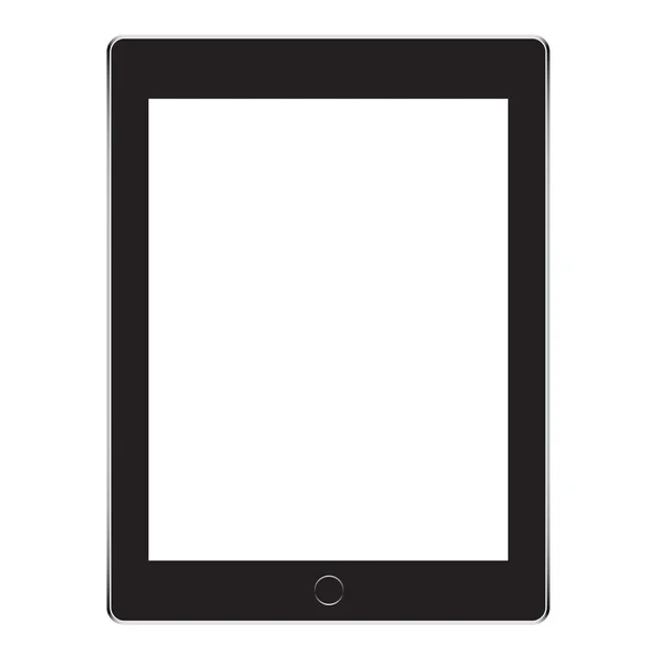 Schwarzes Business-Tablet — Stockvektor