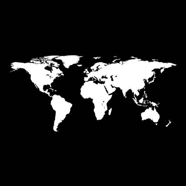 Latar belakang peta dunia - Stok Vektor