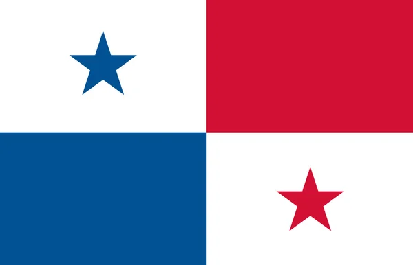 Bandeira do Panamá fundo — Vetor de Stock