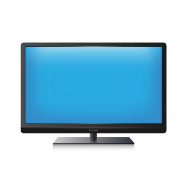 TV ekranında vektör