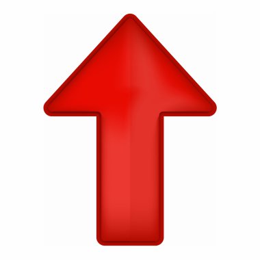 Kırmızı ok. vektör