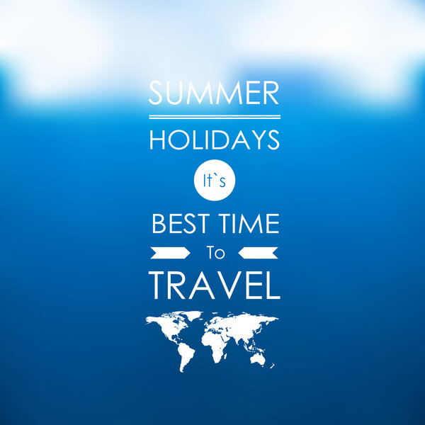 Summer holidays its best time to travel