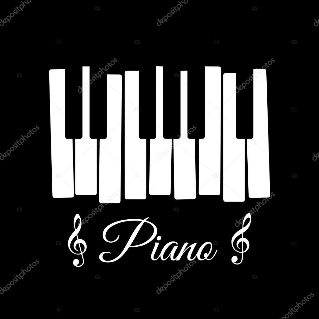 White piano keys
