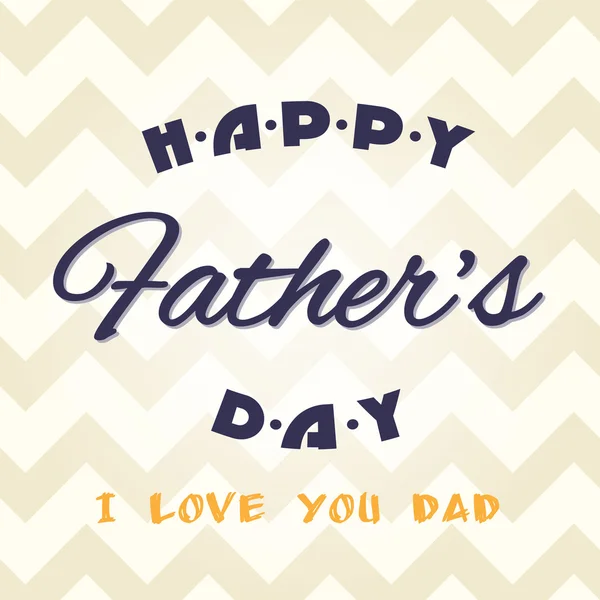 Carte Happy Fathers Day — Image vectorielle