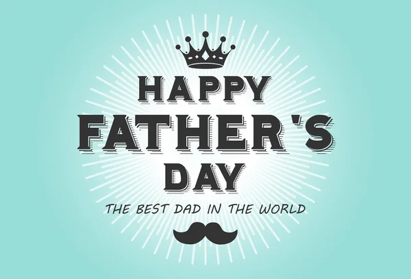 Carte Happy Fathers Day — Image vectorielle