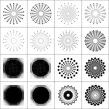 Yarı ton nokta daireler