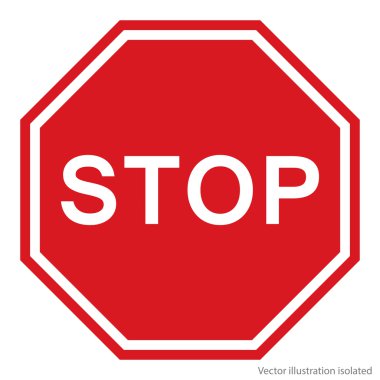 Stop Sign - Vector clipart
