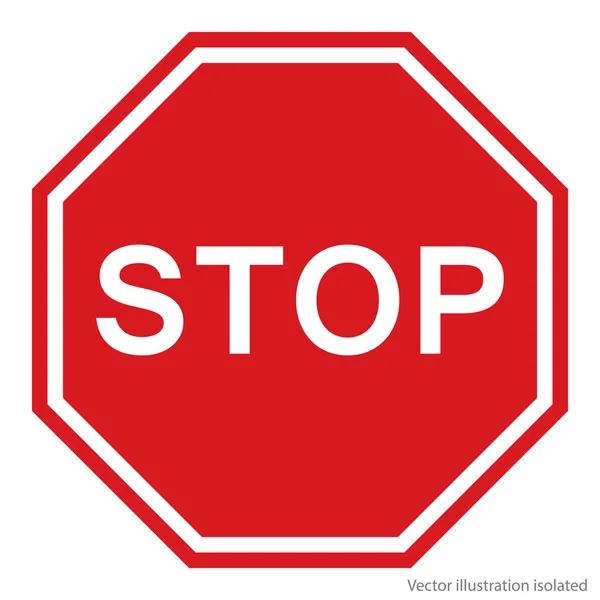 Stop Sign - Vector — Stock Vector