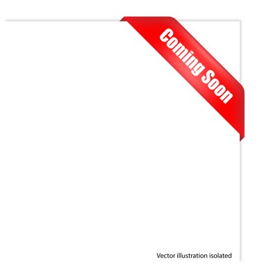 Coming soon on red ribbon