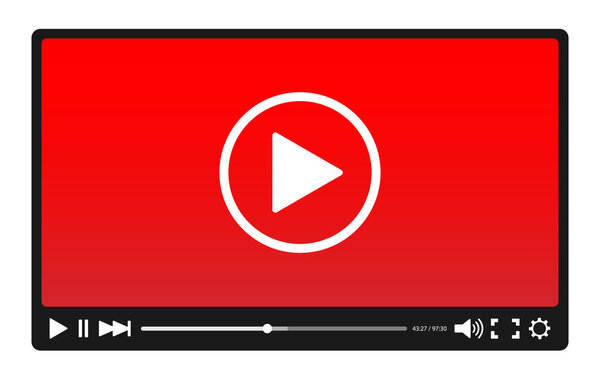 Video player with red